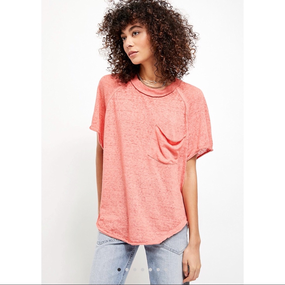 Free People Kyoto Tee - Guava